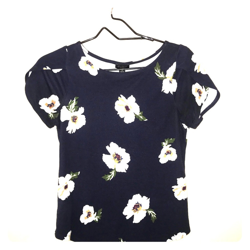 Floral Tulip Sleeve Top